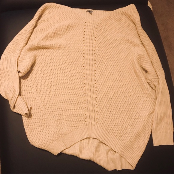 Charlotte Russe Sweaters - Charolette Russe Beige Oversized Knit Sweater